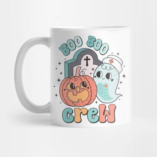 Groovy Boo Boo Crew Nurse Funny Ghost Women Halloween Nurse Mug